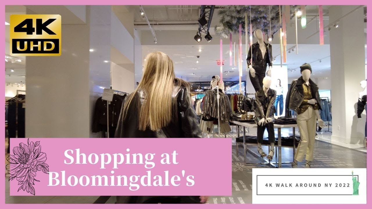 Shopping at Bloomingdale's Walk around NY 2022 4K YouTube