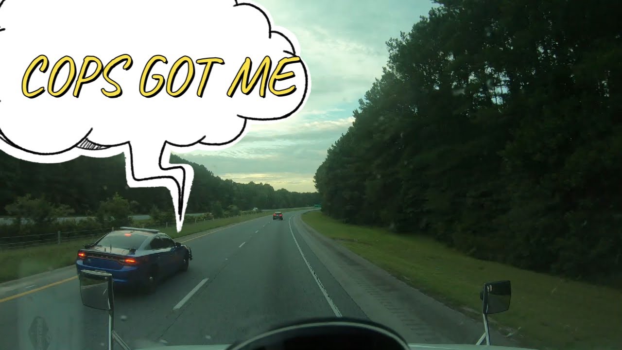 TRUCKING COPS PULLED ME OVER - YouTube