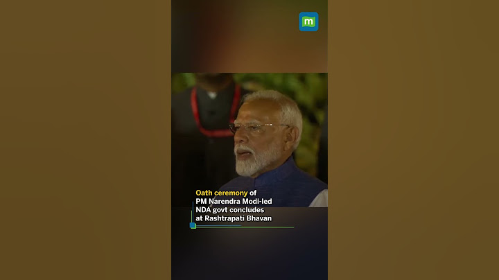 Oath ceremony of PM Narendra Modi led NDA government concludes at Rashtrapati Bhavan