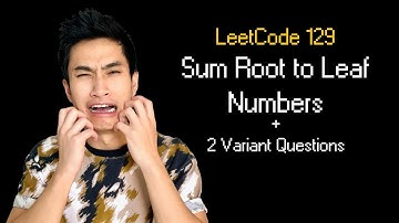 Som wortel-bladgetallen op || Leetcode 129 || 2 Variantvragen die Big Tech daadwerkelijk stelt