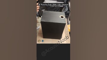 Thumbnail of 8 inch punchy bass subwoofer short | High performance Bia | Dayton | SB | Fredo #bassmusic