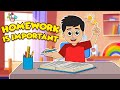Homework is Important | Gattu's Homework | Animated Stories | Cartoon | Moral Stories | PunToon Kids