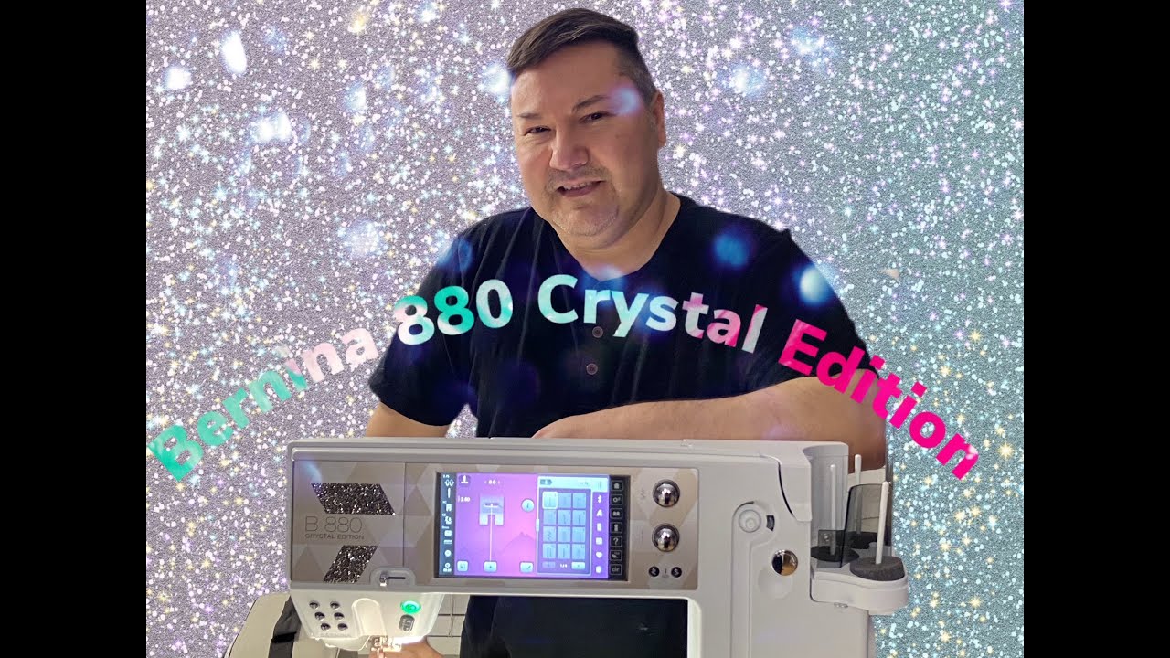 Bernina 880 Plus Crystal Edition Unboxing