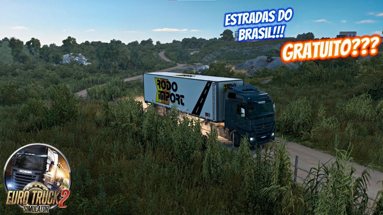 ▶️MAPA BRASILEIRO PARA PC FRACO MAIS LEVE DO EURO TRUCK