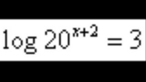Logarithms Part 4 of 8