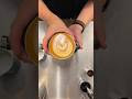 Beginner Tulip Latte Art #latteart #coffee #barista #FYP #ViralShorts #trending #shorts #mustwatch