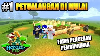 Membuat Farm Pertama Di Desa Hexazor Smp - Hexazor Smp Series Minecraft Indonesia