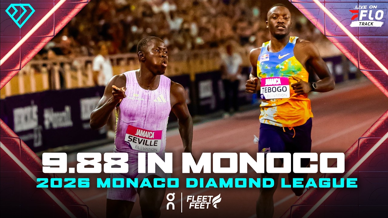 Oblique Seville, Jordan Anthony & Top Sprinters Battle in Monaco Diamond League 100m