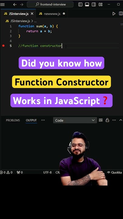 #day78 - How can we use function constructor instead of function in # ...