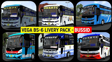 VEGA SEATER CUM SLEEPER BS6 BUS LIVERY PACK for BUSSID - DOWNLOAD NOW