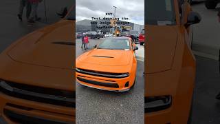 Test driving the new 2026 Dodge Charger Sixpack Twin Turbo. #cars #mopar #automobile #pov