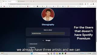 Melody Stream User Funcionalities