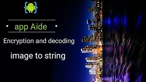 Encrypt the image to string and decryption