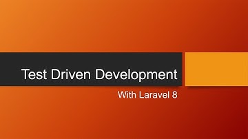 Laravel 8 TDD - Getting started
