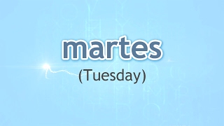 🔔!Hoy es martes!🕭 Today is Tuesday! As you can see from the