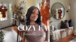 COZY FALL ENTRYWAY DECORATE WITH ME 🍂 FALL 2026 ENTRYWAY DECOR + COZY EVENING COOKING & DECOR IDEAS