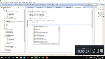 Activity Intent Menggunakan Eclipse