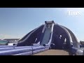New water slide open at Socorro Entertainment Center.
