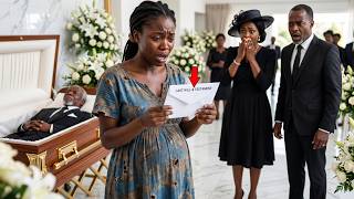 At Trillionaire’s Funeral, Pr3gnant Beggar Read The Will… No One Expected This...