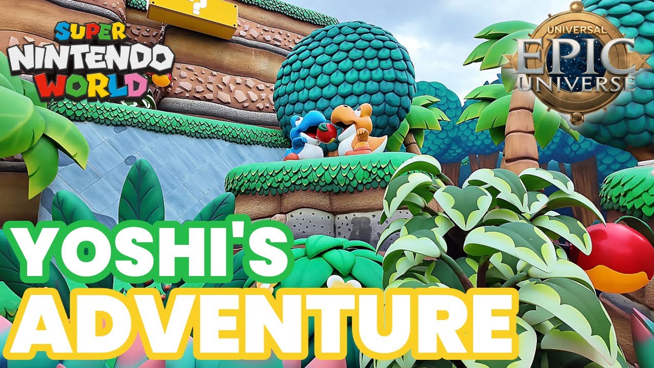 Yoshi’s Adventure | Universal Epic Universe - Full Queue & Ride POV [4K]