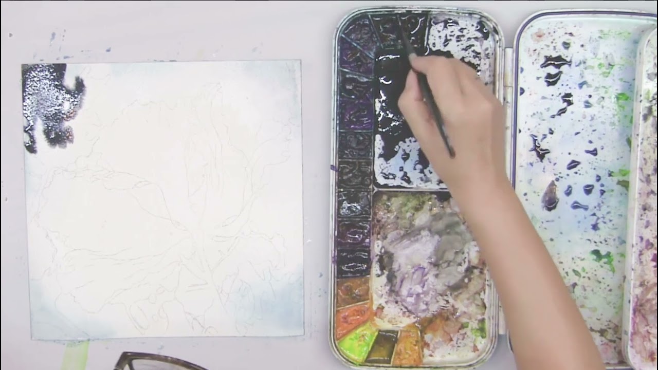 Xi Guo Florida Watercolor Society 2023 Convention Demo Artist