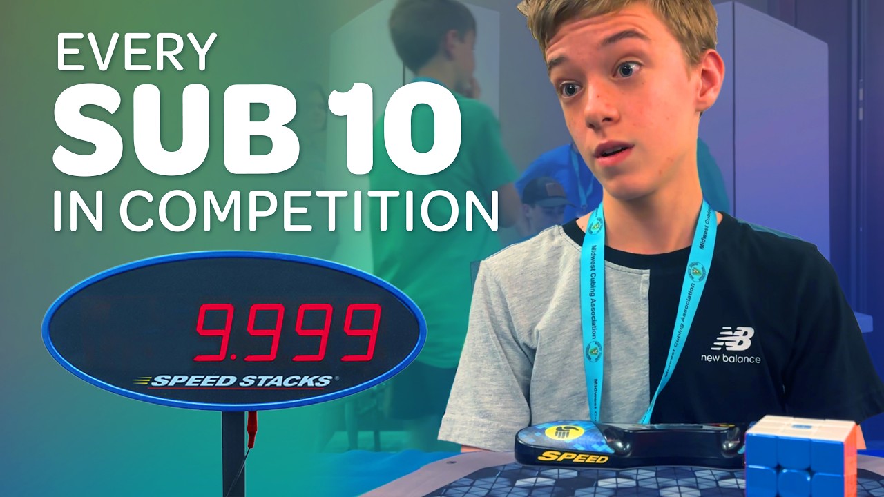 All of my SUB 10s in competition