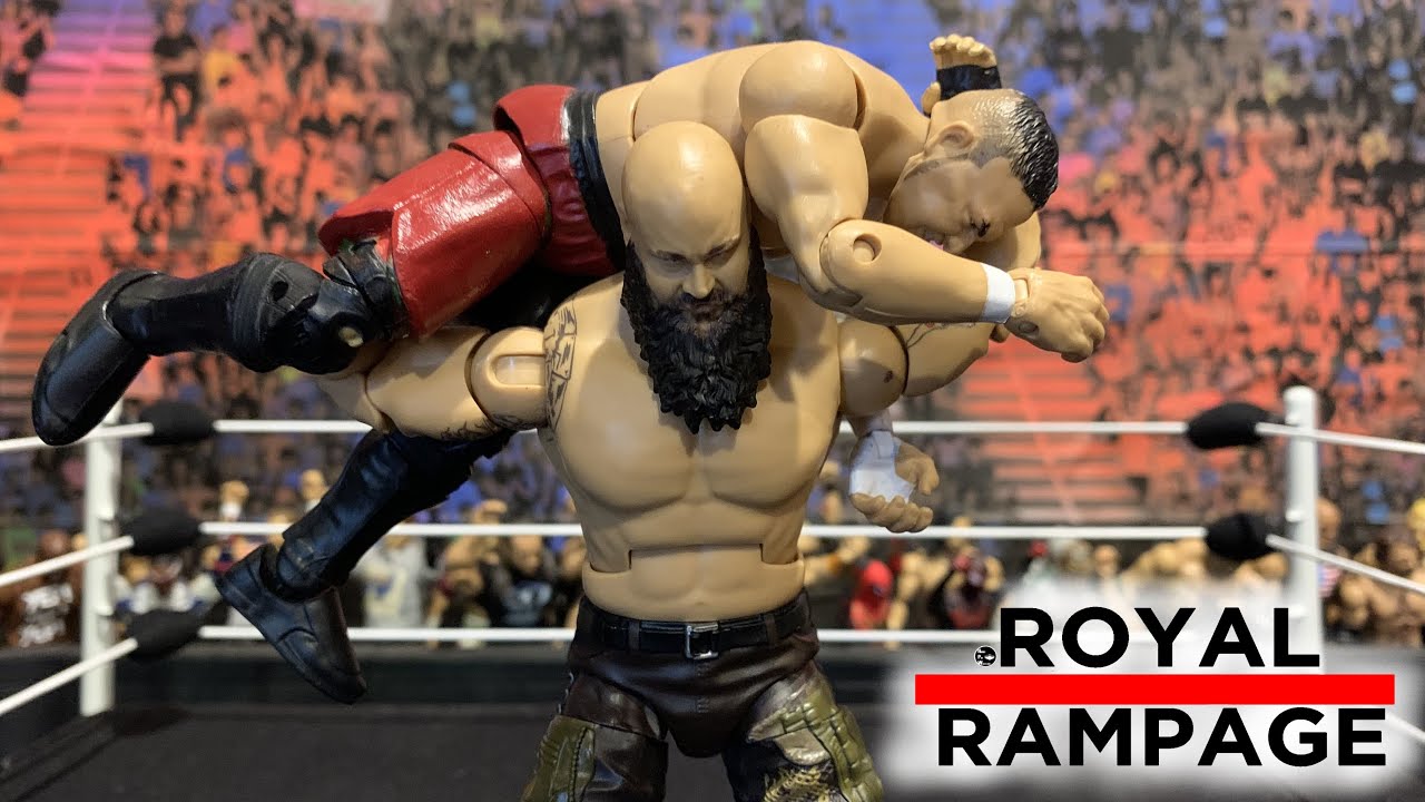 SAMOA JOE VS BRAUN STROWMAN DEFINITIVE CHAMPIONSHIP Royal Rampage WWE