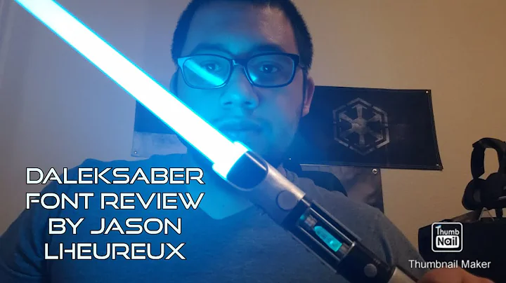 Daleksaber Font Review by Jason Lheureux (Doctor W...