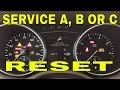 How to reset service on Mercedes ML GL 2007, 2008, 2009, 2010, 2011, 2012