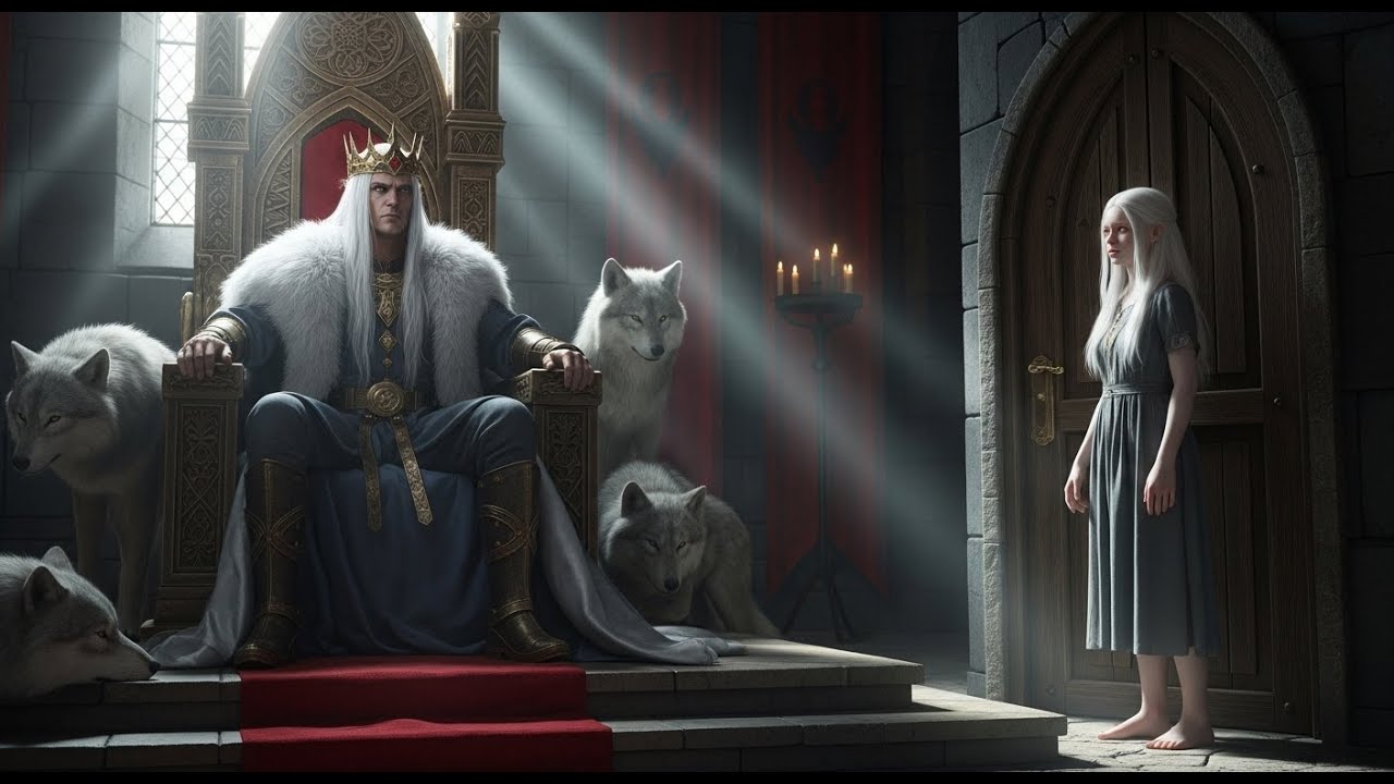 The Albino Omega Was Left Outside the Ceremony — Until the Alpha King Called Her Into His Throne