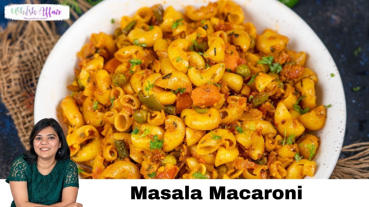 Masala Macaroni Pasta Recipe YouTube