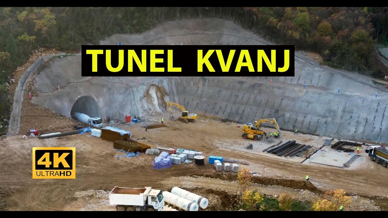 Koridor 5C Mostar. Tunel Kvanj. Radovi počeli nakon 25 godina čekanja.