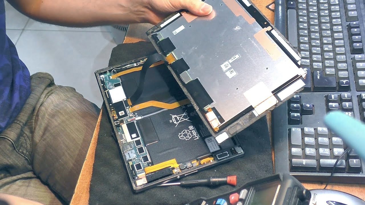 ЭЛЕМЕНТАРНОЕ. Замена разбитого дисплейного модуля планшета Sony SGP521