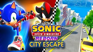 ГОНКИ - CITY ESCAPE | Sonic Speed Simulator #sonic #sonicspeedsimulator #roblox #cityescape #гонки