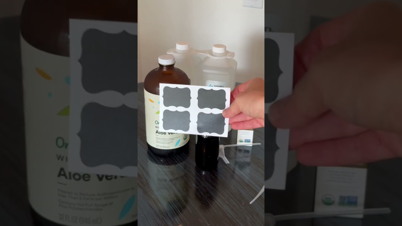 Making DIY Hand Sanitizer With These Fine Mist Spray Bottles