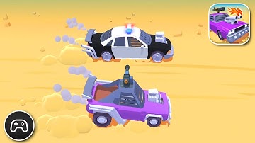 Desert Riders: Wasteland Cars - Gameplay Walkthrough Part 1 - Basic Game To Play (iOS, Android)