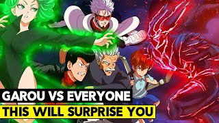 GAROU VS EVERY S-CLASS HERO! HIS FULL POWER AND LIMIT EXPLAINED! - One Punch Man