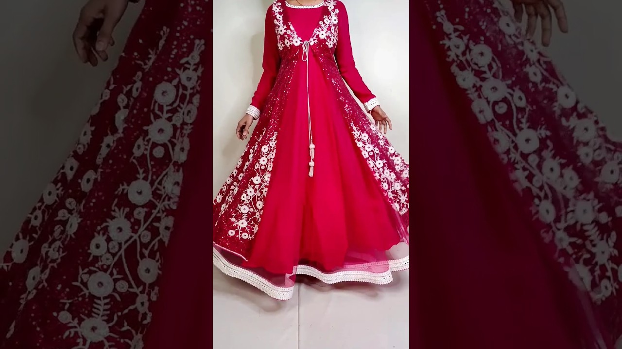 Latest Net gown design | Party Wear Long Gown Dress Picture - YouTube