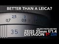 Zeiss 35mm f/1.4 Distagon ZM Review | Better than a Leica Summilux?