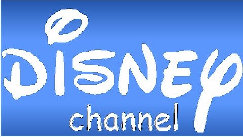 How to draw the Disney Channel logo from 2014 to 2019 using MS Paint | How to draw on your computer
