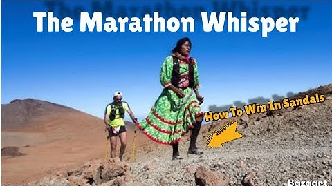 How To Win A Marathon In Sandals | Who is Maria Lorena Ramirez? How Did She Win In Sandals?