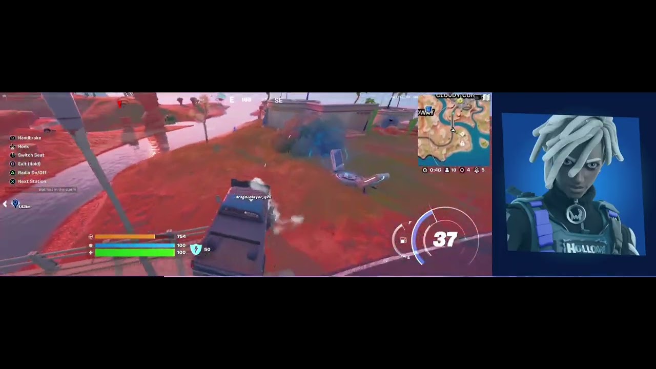 Supply Llama killed by Speed Bumb