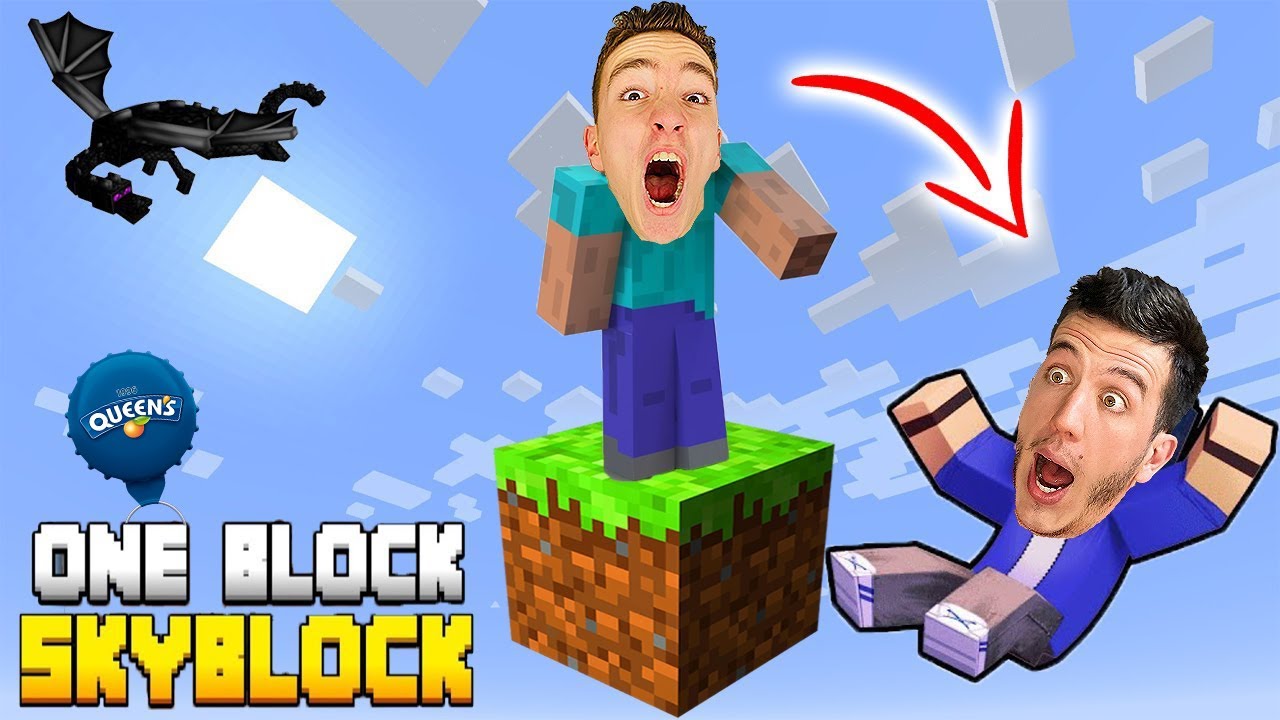 ИГРАЯ МАЙНКРАФТ САМО НА ЕДИН БЛОК | ONE BLOCK: ЕПИЗОД 1 | Queen's Game Zone №4