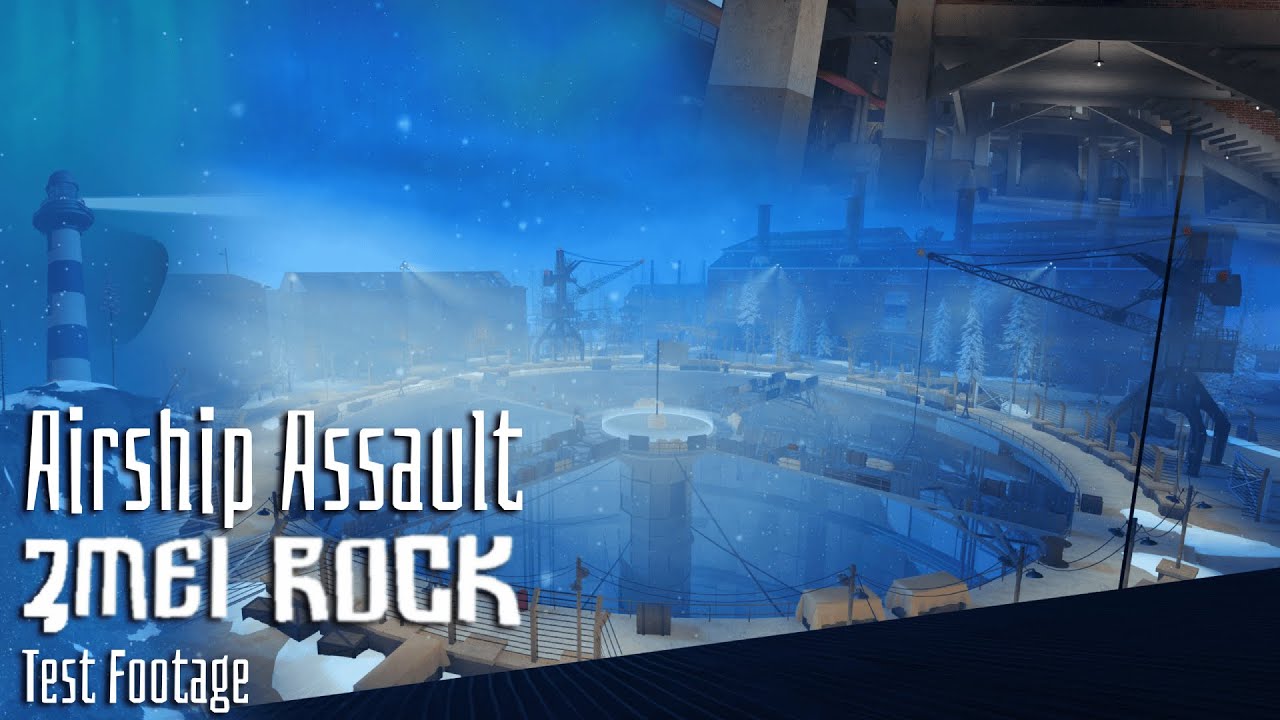 Airship Assault Zmei Rock update test footage - YouTube