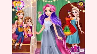How to play Princess Design Your Rainbow Dress game | Free online games | MantiGames.com screenshot 4