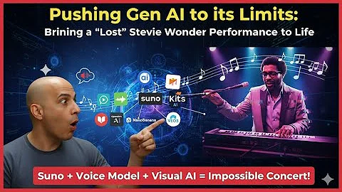 Gen AI Multi-Tool Experiment: Bringing a "Lost" Stevie Wonder Performance to Life!