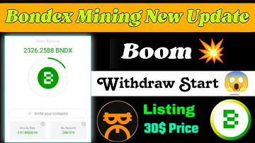 Boom 💥 | Bondex Origin New Update 😱 | Bondex Origin withdraw Start 🤯🤩 | 1Bondex = $30 🤑🎉 #crypto #Pi