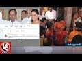 KCR Birthday: MP Kavita Prayers at Mahankali Temple