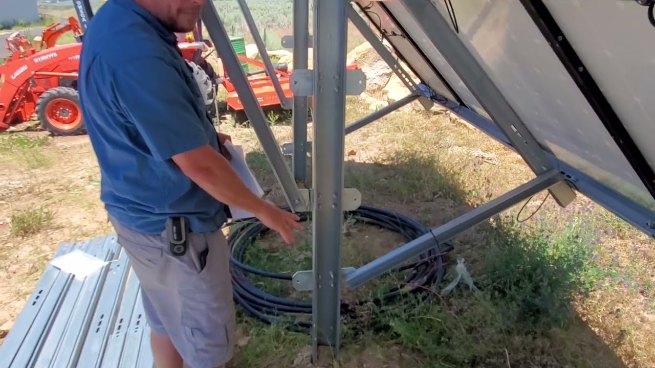 Watts247 Solar Panel array Mount 10 panel and 8 panel Array (5 x 2 or 4 x 2)