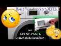 Bosch Waschmaschine defekt nix geht mehr 😥 nicht verzweifeln DIY selbst reparieren für 2€ vs ET 130€